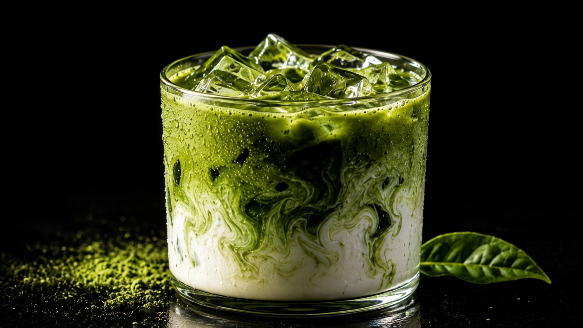 The finished bowl of matcha